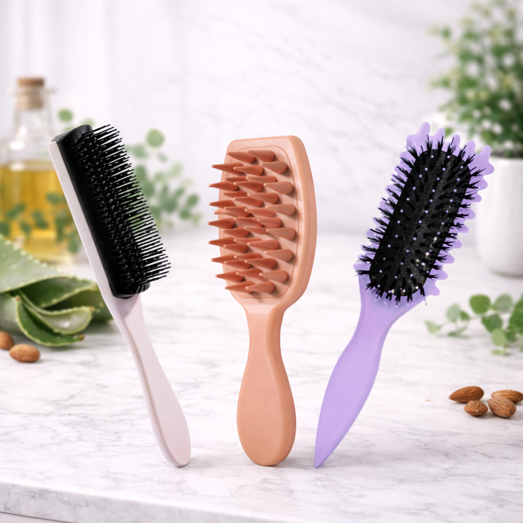 Kit de Cepillos para Definir y Cuidar Rizos