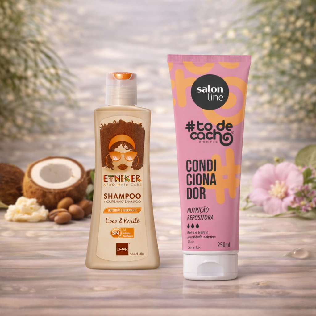 Kit Limpia mientras Hidratas y Nutres tus Ondas, Rizos o Afro