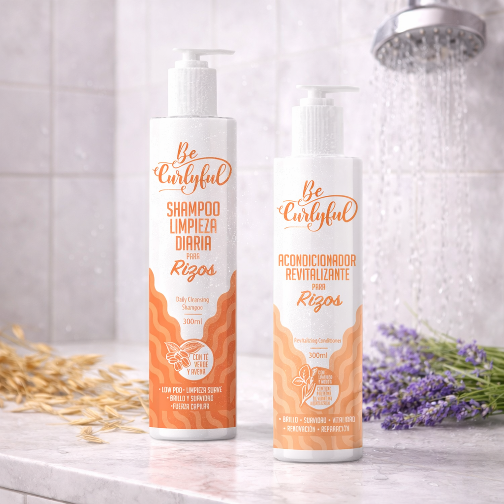 Kit de Aseo Hidratante para Ondas, Rizos y Afro